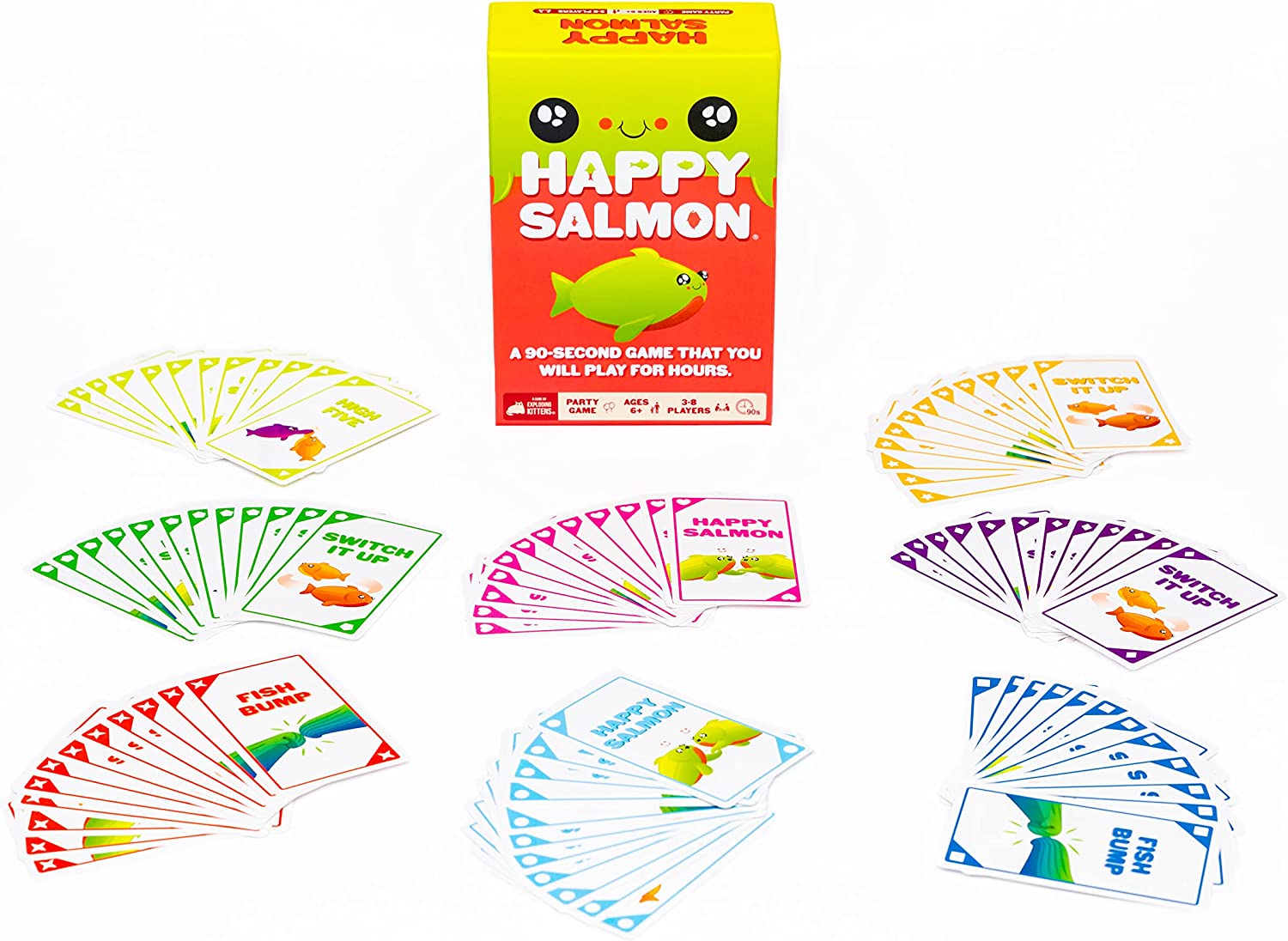 Juego de cartas Happy Salmon de Asmodee - envío 24/48 horas -   tienda de party games